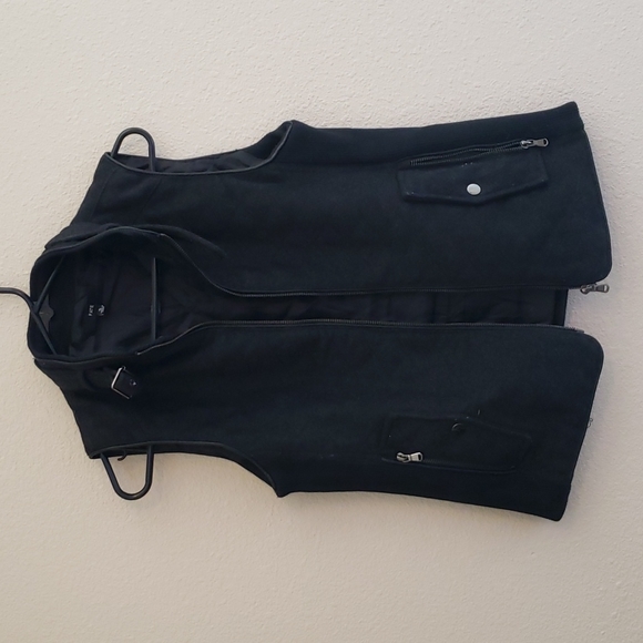 Fate | Rowen Wool Blend Quilted Vest | Black | Size S | Gently Used - Picture 2 of 16